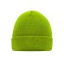 Knitted Cap lime green one size