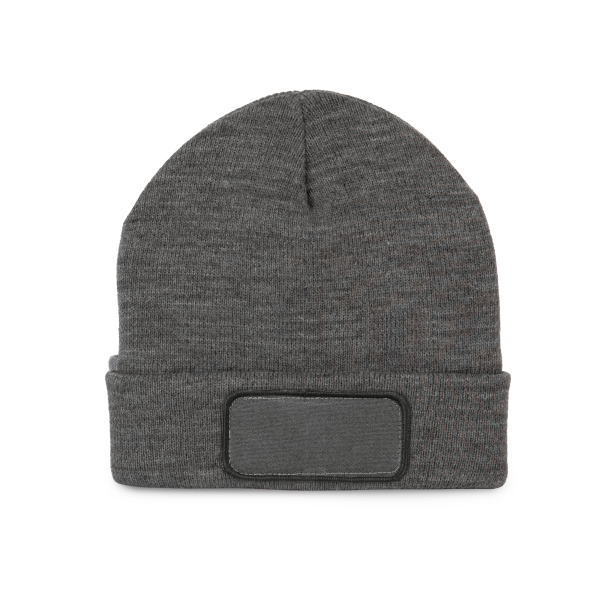 Bonnet avec patch et doublure Thinsulate™ Grey Heather One Size Bonnet avec patch et doublure Thinsulate™ Grey Heather One Size