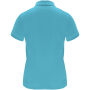 Monzha sportpolo met korte mouwen voor dames - Turquoise - S
