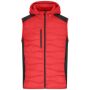Men's Hybrid Vest red/black S