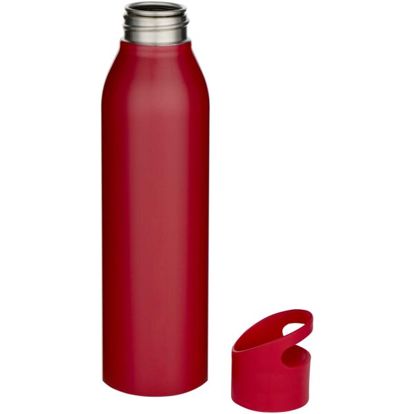 Sky 650 ml RCS gerecyclede enkelwandige roestvrijstalen waterfles - Rood Sky 650 ml RCS gerecyclede enkelwandige roestvrijstalen waterfles - Rood