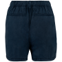 Ecologische verwassen damesshort van lyocell Washed Navy Blue XS