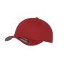 FLEXFIT® WOOLY COMBED CAP, RED, S/M, FLEXFIT