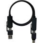SCX.design C59 magnetische siliconen oplaadkabel van 100 W - Zwart SCX.design C59 magnetische siliconen oplaadkabel van 100 W - Zwart