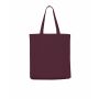 Mid Tote Bag - De middelzware geweven tote bag - Deep Plum (OS)