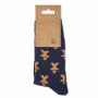 SOC LARGE - Paar kerstsokken L - Blauw