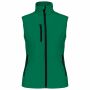 Dames softshell bodywarmer kelly green XXL
