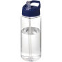 H2O Active® Octave Tritan™  600 ml sportfles met tuitdeksel - Transparant/Blauw