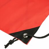 Polyester (210D) trekkoord rugtas Isolde zwart