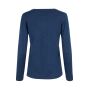 SEVEN SEAS The knit | o-neck | dames - Blauw gemêleerd, 3XL