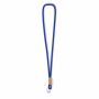 Polyester koord-keycord met bamboe plaatje