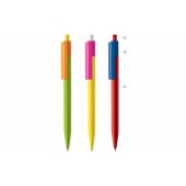Balpen Kuma combi - Wit/transparant / Fluor assorti