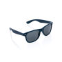 GRS recycled PC plastic zonnebril, donkerblauw