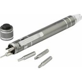 Aluminium zak schroevendraaier Paquita - grijs