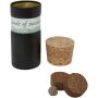 Hey Pots tuin voor op het bureau met kruidenmix, set van drie - Zwart