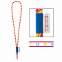 Gedrukt voorbeeld van Lanyard TUBE Long (Ø 7 mm)