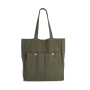 Tas met dubbel voorvak Washed Kombu Green One Size Tas met dubbel voorvak Washed Kombu Green One Size