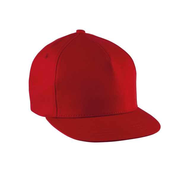 Snapback Kinderpet - 5 Panelen Red One Size Snapback Kinderpet - 5 Panelen Red One Size