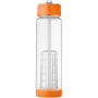 Tuttifrutti  740 ml Tritan™ infuser drinkfles - Transparant/Oranje