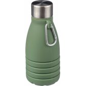 Siliconen opvouwbare drinkfles 550 ml Erin zwart