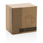 Keramische mok met witte rand 300 ml., blauw, wit