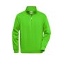 Workwear Half Zip Sweat lime-green 6XL