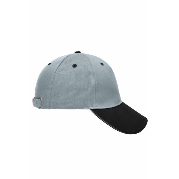 5 Panel Sandwich Cap light grey/black/light grey one size 5 Panel Sandwich Cap light grey/black/light grey one size