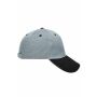 5 Panel Sandwich Cap light grey/black/light grey one size