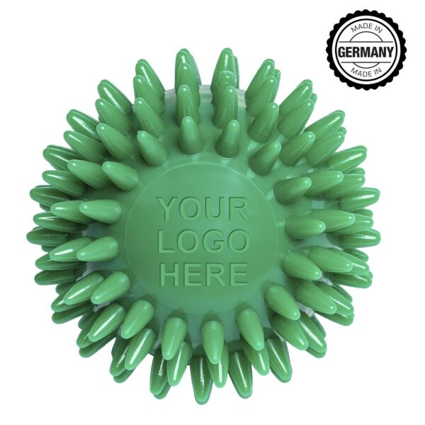 Massagebal / Egelbal met rond reliëf (78 mm, groen), 