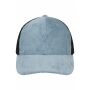 6 Panel Corduroy-Mesh Cap Organic Cotton milky blue/black one size