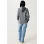 IQONIQ Yengo recycled katoen hoodie met steekzakken, light heather anthracite (L)