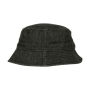 Denim Bucket Hat - Black/Grey - One Size