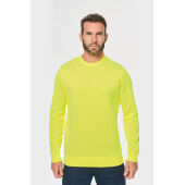 Ecologische uniseks sweater polyester/katoen Fluorescent Orange S