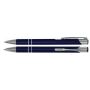 Aluminium balpen Marseille Navyblauw - Blauwe inkt