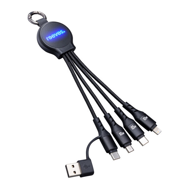6-in-1 oplaadkabel met licht REEVES-PUHALANI SWITCH 6-in-1 oplaadkabel met licht REEVES-PUHALANI SWITCH