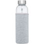 Bodhi 500 ml glazen drinkfles - Grijs