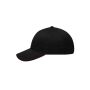 6 Panel Brushed Sandwich Cap black/red one size