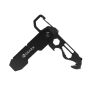 Gear X opvouwbare EDC-tool met karabijnhaak en pakket opener, zwart Gear X opvouwbare EDC-tool met karabijnhaak en pakket opener, zwart