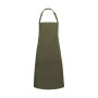 Bib Apron Basic with Pocket - Moss Green - One Size