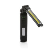 Gear X RCS gerecycled plastic USB-oplaadbare werklamp, zwart