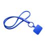 Tubyard lanyard telefoonhouder met gerecyclede plastic buis - Oceaanblauw