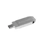 USB Stick Dual Twister-C 3.0 (Zilver, 128GB 3.0)
