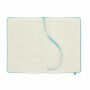 NOTE RPET - A5 notitieboek met RPET omslag - Turquoise