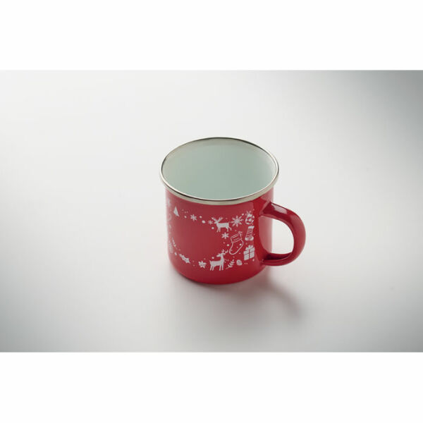SEASOMEL - Kerst emaille mok 300ml - Rood SEASOMEL - Kerst emaille mok 300ml - Rood