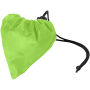 Bungalow opvouwbare polyester boodschappentas 7L - Lime