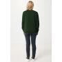 IQONIQ Etosha lichtgewicht gerecycled katoen sweater, forest green (S)
