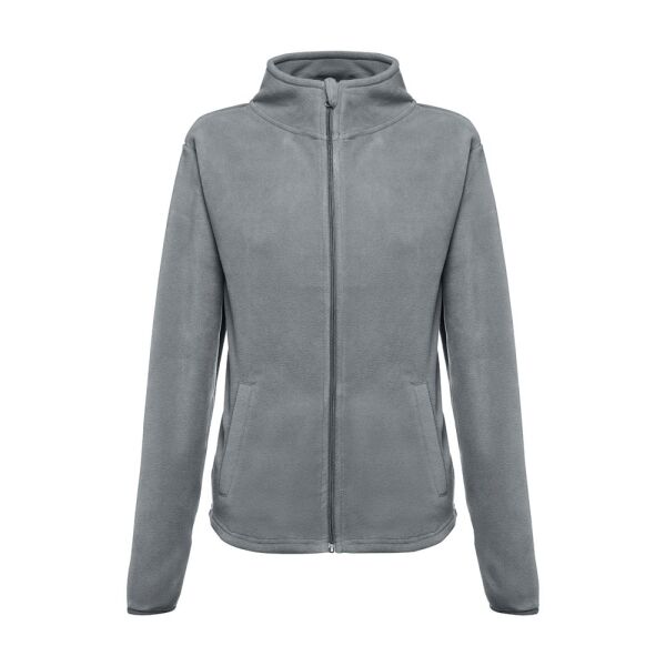 THC HELSINKI WOMEN II. Polyester fleecejack met riem voor vrouwen