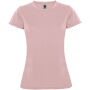 Montecarlo sportshirt met korte mouwen voor dames - Lichtroze - 2XL
