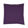 Pillow Case aubergine (ca. pantone 5115) 40 x 40 cm