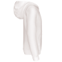 Kinder sweatvest met capuchon White 6/8 jaar